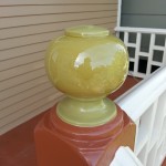 Newel post painting for a San Francisco home Newel post painting for a San Francisco home